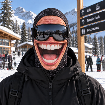 Smiley Ski Mask — Googgly Guy design
